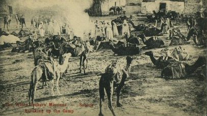 caravane dans le Sahara